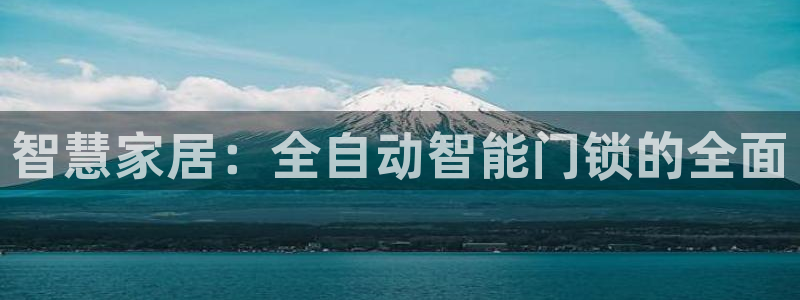开丰娱乐新登录平台：智慧家居：全自动智能门锁的全面