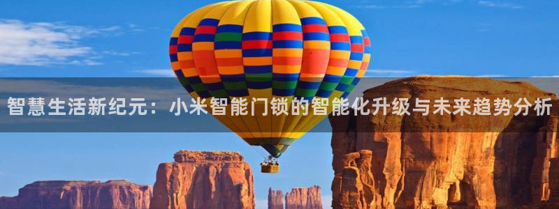 开丰娱乐登入地址查询：智慧生活新纪元：小米智能门锁的智能化升