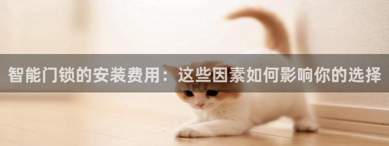 开丰娱乐登录网址：智能门锁的安装费用：这些因素如何影响你的选