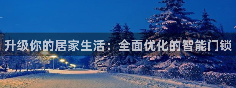 开丰娱乐主管：升级你的居家生活：全面优化的智能门锁
