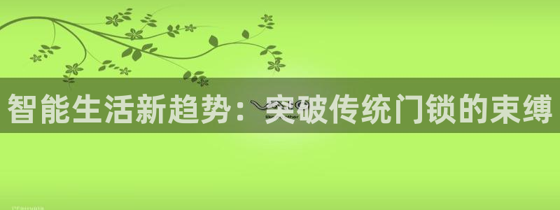 开丰娱乐登录网址：智能生活新趋势：突破传统门锁的束缚