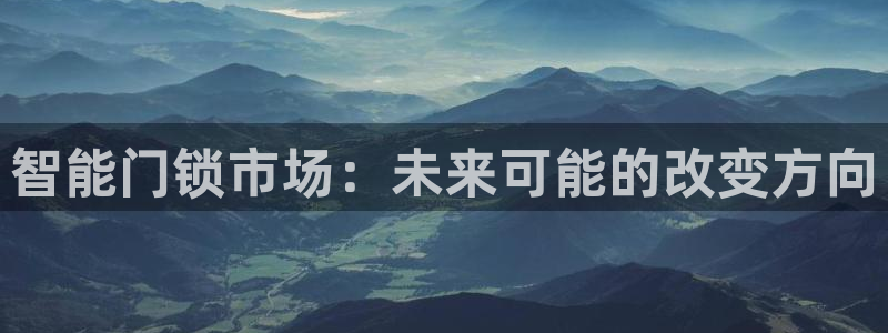 开丰娱乐官网平台登录：智能门锁市场：未来可能的改变方向