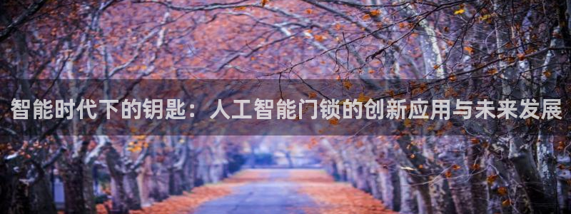 开丰娱乐咋7O777：智能时代下的钥匙：人工智能门锁的创新应