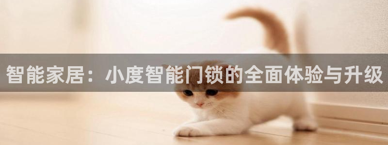开丰娱乐官网最新消息：智能家居：小度智能门锁的全面体验与升级