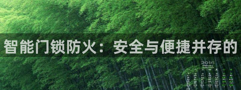 开丰娱乐官网登录网址：智能门锁防火：安全与便捷并存的