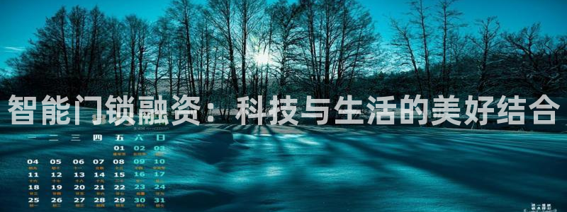 开丰娱乐平台官网登录：智能门锁融资：科技与生活的美好结合